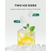 image:imageNugget Ice Maker Countertop Silonn Chewable Pellet Ice Machine with SelfCleanin Function 33lbs24H Portable Ice Makers for Home Kitchen Officce Stainless SteelSatin Silver