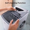 image:imageNugget Ice Maker Countertop Silonn Chewable Pellet Ice Machine with SelfCleanin Function 33lbs24H Portable Ice Makers for Home Kitchen Officce Stainless SteelSilver