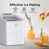 image:imageNugget Ice Maker Countertop Silonn Chewable Pellet Ice Machine with SelfCleanin Function 33lbs24H Portable Ice Makers for Home Kitchen Officce Stainless SteelWhite