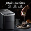 image:imageNugget Ice Maker Countertop Silonn Chewable Pellet Ice Machine with SelfCleanin Function 33lbs24H Portable Ice Makers for Home Kitchen Officce Stainless SteelBlack