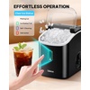 image:imageNugget Ice Maker Countertop Silonn Chewable Pellet Ice Machine with SelfCleanin Function 33lbs24H Portable Ice Makers for Home Kitchen Officce Stainless SteelBlackPRO