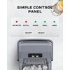 image:imageNugget Ice Maker Countertop Silonn Chewable Pellet Ice Machine with SelfCleanin Function 33lbs24H Portable Ice Makers for Home Kitchen Officce Stainless SteelSatin Silver