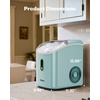 image:imageNugget Ice Maker Countertop Silonn Chewable Pellet Ice Machine with SelfCleanin Function 33lbs24H Portable Ice Makers for Home Kitchen Officce Stainless SteelCyan