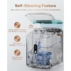 image:imageNugget Ice Maker Countertop Silonn Chewable Pellet Ice Machine with SelfCleanin Function 33lbs24H Portable Ice Makers for Home Kitchen Officce Stainless SteelMint
