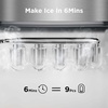 image:imageNugget Ice Maker Countertop Silonn Chewable Pellet Ice Machine with SelfCleanin Function 33lbs24H Portable Ice Makers for Home Kitchen Officce Stainless SteelStainless Steel01