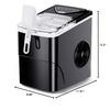 image:imageNugget Ice Maker Countertop Silonn Chewable Pellet Ice Machine with SelfCleanin Function 33lbs24H Portable Ice Makers for Home Kitchen Officce Stainless SteelBlack with Ice Basket Handle