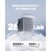 image:imageNugget Ice Maker Countertop Silonn Chewable Pellet Ice Machine with SelfCleanin Function 33lbs24H Portable Ice Makers for Home Kitchen Officce Stainless SteelGrey