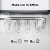 image:imageNugget Ice Maker Countertop Silonn Chewable Pellet Ice Machine with SelfCleanin Function 33lbs24H Portable Ice Makers for Home Kitchen Officce Stainless SteelWhite