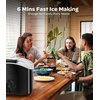 image:imageNugget Ice Maker Countertop Silonn Chewable Pellet Ice Machine with SelfCleanin Function 33lbs24H Portable Ice Makers for Home Kitchen Officce Stainless SteelBlacktransparent