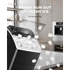 image:imageNugget Ice Maker Countertop Silonn Chewable Pellet Ice Machine with SelfCleanin Function 33lbs24H Portable Ice Makers for Home Kitchen Officce Stainless SteelEbony