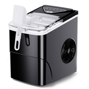 image:imageNugget Ice Maker Countertop Silonn Chewable Pellet Ice Machine with SelfCleanin Function 33lbs24H Portable Ice Makers for Home Kitchen Officce Stainless SteelBlack with Ice Basket Handle