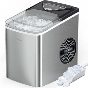 image:imageNugget Ice Maker Countertop Silonn Chewable Pellet Ice Machine with SelfCleanin Function 33lbs24H Portable Ice Makers for Home Kitchen Officce Stainless SteelStainless Steel01