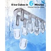 image:imageSilonn Ice Maker Coutertop  Portable Ice Cube Machine  20lbs of Bullet Ice per Day Makes Ice in 6 Minutes Stainless Steel with Visible Water Level Window Ideal for Kitchen Office and CampingEbony