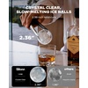 image:imageSilonn Ice Maker Coutertop  Portable Ice Cube Machine  20lbs of Bullet Ice per Day Makes Ice in 6 Minutes Stainless Steel with Visible Water Level Window Ideal for Kitchen Office and CampingRock Black