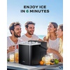 image:imageSilonn Nugget Ice Maker  Timer Ice Machine with SelfCleaning 45lbs per Day Pebble Ice Maker with Soft Chewable Ice OneClick Operation Ice Machine for Home Kitchen OfficeBlackPRO