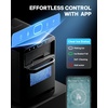 image:imageSilonn Nugget Ice Maker  Timer Ice Machine with SelfCleaning 45lbs per Day Pebble Ice Maker with Soft Chewable Ice OneClick Operation Ice Machine for Home Kitchen OfficeSilver With Wifi
