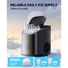 image:imageSilonn Nugget Ice Maker  Timer Ice Machine with SelfCleaning 45lbs per Day Pebble Ice Maker with Soft Chewable Ice OneClick Operation Ice Machine for Home Kitchen OfficeInk Black