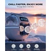 image:imageSilonn Nugget Ice Maker  Timer Ice Machine with SelfCleaning 45lbs per Day Pebble Ice Maker with Soft Chewable Ice OneClick Operation Ice Machine for Home Kitchen OfficeMatte Black