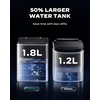image:imageSilonn Nugget Ice Maker  Timer Ice Machine with SelfCleaning 45lbs per Day Pebble Ice Maker with Soft Chewable Ice OneClick Operation Ice Machine for Home Kitchen OfficeBlackPRO