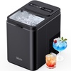 image:imageSilonn Nugget Ice Maker  Timer Ice Machine with SelfCleaning 45lbs per Day Pebble Ice Maker with Soft Chewable Ice OneClick Operation Ice Machine for Home Kitchen OfficeBlack