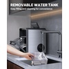 image:imageSilonn Nugget Ice Maker  Timer Ice Machine with SelfCleaning 45lbs per Day Pebble Ice Maker with Soft Chewable Ice OneClick Operation Ice Machine for Home Kitchen OfficeSilver