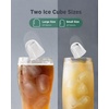 image:imageSilonn Nugget Ice Maker  Timer Ice Machine with SelfCleaning 45lbs per Day Pebble Ice Maker with Soft Chewable Ice OneClick Operation Ice Machine for Home Kitchen OfficeDark
