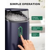 image:imageSilonn Nugget Ice Maker  Timer Ice Machine with SelfCleaning 45lbs per Day Pebble Ice Maker with Soft Chewable Ice OneClick Operation Ice Machine for Home Kitchen OfficeBlue