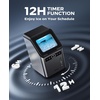 image:imageSilonn Nugget Ice Maker  Timer Ice Machine with SelfCleaning 45lbs per Day Pebble Ice Maker with Soft Chewable Ice OneClick Operation Ice Machine for Home Kitchen OfficeStainless Steel