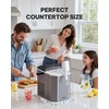 image:imageSilonn Nugget Ice Maker  Timer Ice Machine with SelfCleaning 45lbs per Day Pebble Ice Maker with Soft Chewable Ice OneClick Operation Ice Machine for Home Kitchen OfficeStainless Steel