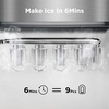 image:imageSilonn Nugget Ice Maker Countertop with APP amp Voice Control Self Cleaning Ice Machine with 3L Large Water Tank 40 lbs24H Soft Chewable Ice Portable Pebble Ice Maker for Home and Party SilverStainless Steel
