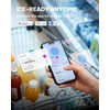 image:imageSilonn Nugget Ice Maker Countertop with APP amp Voice Control Self Cleaning Ice Machine with 3L Large Water Tank 40 lbs24H Soft Chewable Ice Portable Pebble Ice Maker for Home and Party SilverSilver Gray