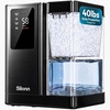 image:imageSilonn Countertop Nugget Ice Maker 40 Lbs Daily Ice Production with 3L Removable Water Tank SelfCleaning Pebble Ice Machine 12H Timer Quiet 40 dB Operation for Home Office amp PartiesPure Black