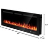 image:imageSilonn 22 Electric Fireplace Heater with 3D Flame Effect 5100 BTU1500 WJet Black