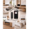 image:imageSilonn 22 Electric Fireplace Heater with 3D Flame Effect 5100 BTU1500 WRock Black