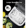 image:imageSilonn Ice Maker Countertop 10 Ice Cubes in 5 Mins 33 lbs24H 2 Bullet Ice Sizes SelfCleaning Ice Maker with Scoop Portable Compact Ice Machine for Home Kitchen PartyBlack Upgrade