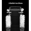 image:imageSilonn Ice Maker Countertop 10 Ice Cubes in 5 Mins 33 lbs24H 2 Bullet Ice Sizes SelfCleaning Ice Maker with Scoop Portable Compact Ice Machine for Home Kitchen PartyBlackAPP