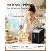 image:imageSilonn Ice Maker Countertop 10 Ice Cubes in 5 Mins 33 lbs24H 2 Bullet Ice Sizes SelfCleaning Ice Maker with Scoop Portable Compact Ice Machine for Home Kitchen PartyBlack
