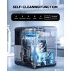 image:imageSilonn Ice Maker Countertop 10 Ice Cubes in 5 Mins 33 lbs24H 2 Bullet Ice Sizes SelfCleaning Ice Maker with Scoop Portable Compact Ice Machine for Home Kitchen PartyMidnight Black