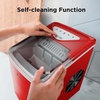 image:imageSilonn Ice Maker Countertop 10 Ice Cubes in 5 Mins 33 lbs24H 2 Bullet Ice Sizes SelfCleaning Ice Maker with Scoop Portable Compact Ice Machine for Home Kitchen PartyRed