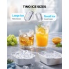 image:imageSilonn Ice Maker Countertop 10 Ice Cubes in 5 Mins 33 lbs24H 2 Bullet Ice Sizes SelfCleaning Ice Maker with Scoop Portable Compact Ice Machine for Home Kitchen PartyMidnight Black