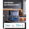 image:imageSilonn Ice Maker Countertop 10 Ice Cubes in 5 Mins 33 lbs24H 2 Bullet Ice Sizes SelfCleaning Ice Maker with Scoop Portable Compact Ice Machine for Home Kitchen PartySilver Gray
