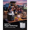 image:imageSilonn Ice Maker Countertop with Expandable Ice Basket and Carry HandleBlackExpandable Basket