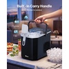 image:imageSilonn Ice Maker Countertop with Expandable Ice Basket and Carry HandleBlackExpandable Basket