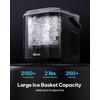 image:imageSilonn Ice Maker Countertop with Expandable Ice Basket and Carry HandleBlackExpandable Basket