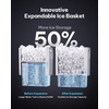 image:imageSilonn Ice Maker Countertop with Expandable Ice Basket and Carry HandleBlackExpandable Basket
