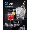 image:imageSilonn Ice Maker Countertop with Expandable Ice Basket and Carry HandleBlackExpandable Basket