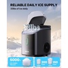 image:imageSilonn Ice Maker Countertop with Expandable Ice Basket and Carry HandleGloss Black