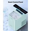 image:imageSilonn Ice Maker Countertop with Expandable Ice Basket and Carry HandleGreen