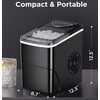 image:imageSilonn Ice Maker Countertop with Expandable Ice Basket and Carry HandleUpgrade Black