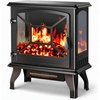 image:imageSilonn 22 Electric Fireplace Heater with 3D Flame Effect 5100 BTU1500 WBlack